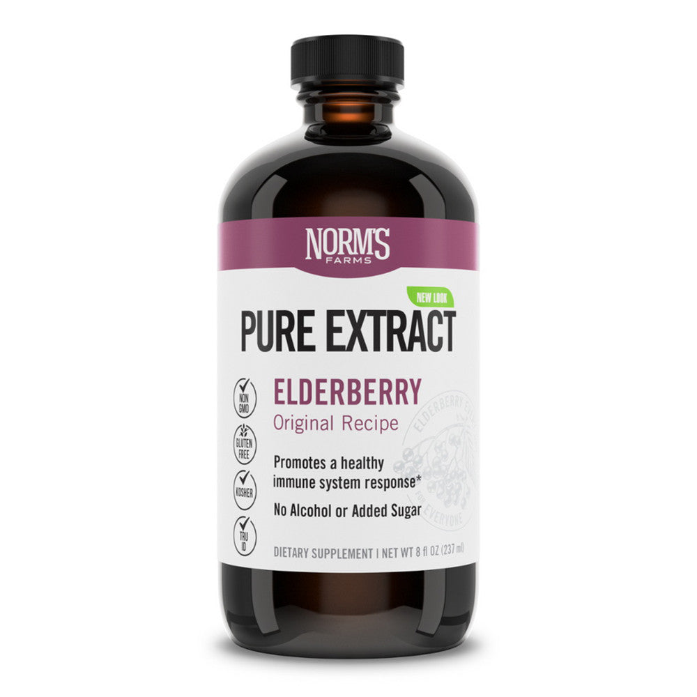 Norms Farms Elderberry Extract for Immune Health, 8 Oz